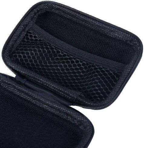 1pc Heart Pattern Eva Storage Bag, Earphone Bag, Coin Zipper Organizer Bag, Portable Small Travel Charger Carry Case in Saudi Arabia
