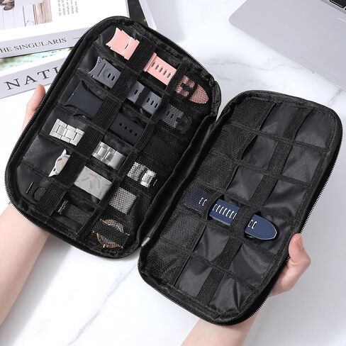 Watch Band Case ، Waterproof Watch Band Organizer ، Watches Watches Bands Storage ، FOR FANDS و LATES و ACSORIES و CABLE و ARAL in Kuwait