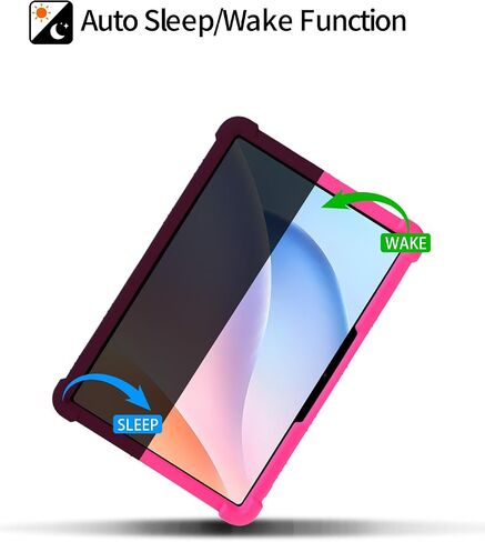 for Doogee Tab A9 pro Tablet 10.1 inch Tablet Case,BOVUGAC Soft Silicone Adjustable Stand Shockproof Kids Friendly for Doogee Tab A9 pro 10.1" Tablet(Black) in Saudi Arabia
