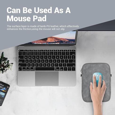 حالة أحذية الكمبيوتر اللوحي 11-13 بوصة ، حقيبة حمل iPad لـ 11 "iPad (A16) 2025 ، iPad Pro13 M4،12.4 Galaxy Tab S9+ in Kuwait