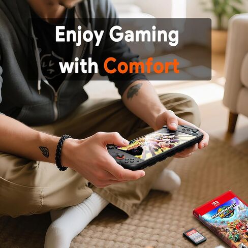قبض على Nintendo Switch 2 مع فتحات بطاقة 5 لعبة - مواد ABS مريحة للألعاب المريحة in Kuwait