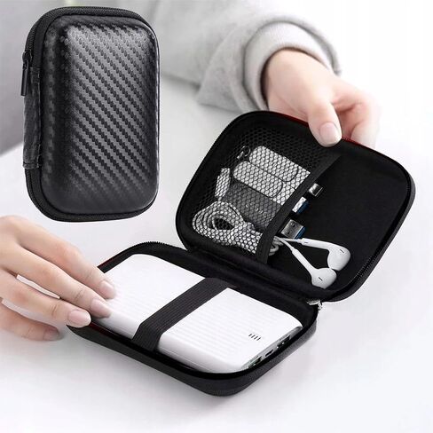 External Hard Drive Pouch Container Portable Ssd Container Hard Eva Housing Bag Protective Pouch Black 11.5 * 7.5 * 3.5CM in Saudi Arabia