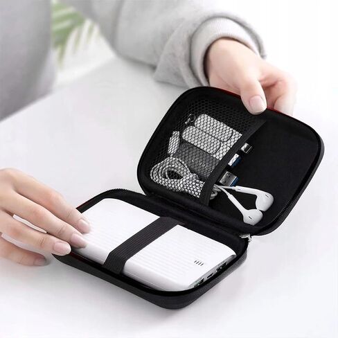 External Hard Drive Pouch Container Portable Ssd Container Hard Eva Housing Bag Protective Pouch Black 11.5 * 7.5 * 3.5CM in Saudi Arabia