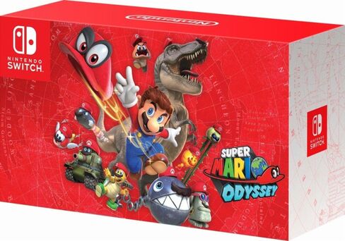 Nintendo - Switch 32GB Super Mario Odyssey Edition Bundle - Red Joy-Con in Saudi Arabia