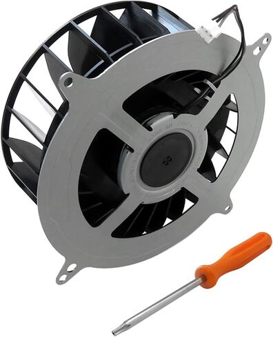 إصدار جديد بديل للتبريد الداخلي للتبريد لـ Sony PlayStation 5 PS5 Fan 23 Blades Fan 12047GA-12M-WB-01 و 17 BLADES FAN G12L12MS1AH-56J14 ، مع T8 مفك in Saudi Arabia
