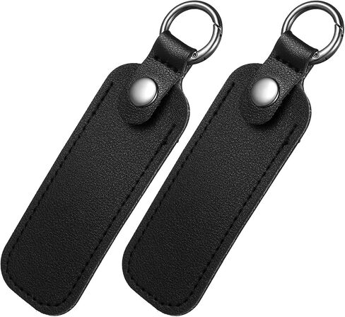 2 Pcs Leather USB Flash Drive Holder, Flash Thumb Drive Case, Portable Storage Carrying Case with Keychain Travel Key Chain in Saudi Arabia
