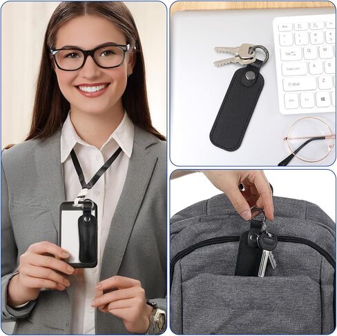 2 Pcs Leather USB Flash Drive Holder, Flash Thumb Drive Case, Portable Storage Carrying Case with Keychain Travel Key Chain in Saudi Arabia