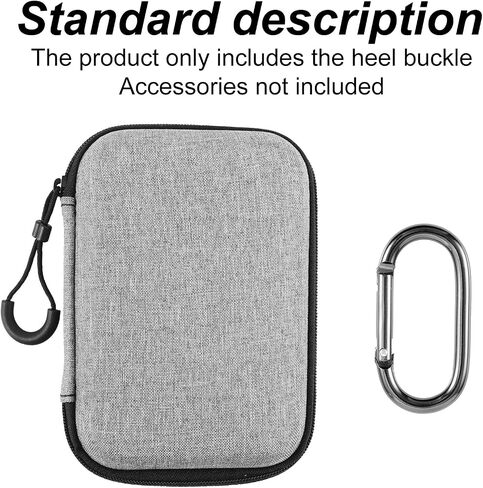 تغطية الحالة للثقب Notepin AI Recorder ، مسجل صوتي ناعم إيفا يحمل غطاء وقائي محمول مع مجموعة ملحقات Carabiner للنساء الرجال (أسود) in Saudi Arabia