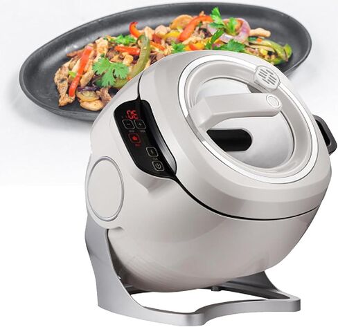 6L Automatic Cooking Machine,2000W auto Cooking Wok Fried Rice Machine,One-Click Smart Start, Three Speed Adjustable,360 ° Automatic Rotation, for Stir Frying,Stewing,Cooking,220V in Saudi Arabia
