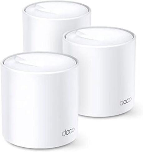 TP-Link Deco X4300 Pro Winh Home Mesh Wi-Fi 6 System 3 حزم سرعات تصل إلى 4300 ميغابت في الثانية (أبيض) in Saudi Arabia