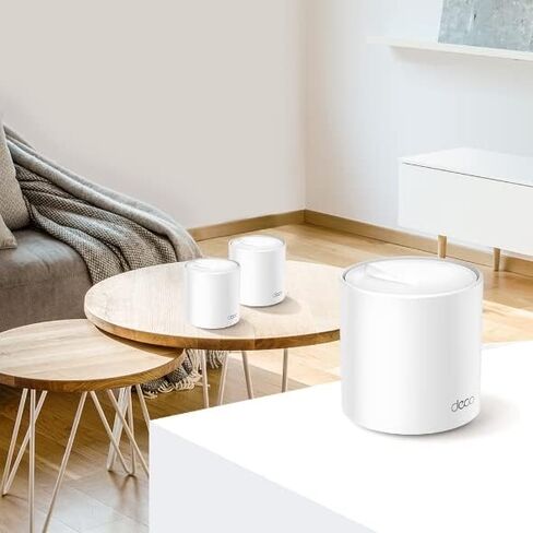 TP-Link Deco X4300 Pro Winh Home Mesh Wi-Fi 6 System 3 حزم سرعات تصل إلى 4300 ميغابت في الثانية (أبيض) in Saudi Arabia