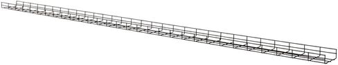 Tripp Lite Wire Mesh Cable Tray Management ، مثالية لمراكز الصناعية والبيانات ، 6 حزمة ، 12 بوصة × 4 بوصات × 10 أقدام / 300 × 100 × 3000 ملليمتر ، ضمان 5 سنوات (SRWB12410STR6) in Saudi Arabia