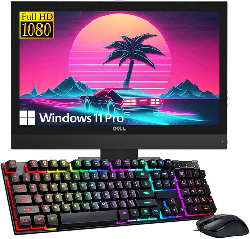 Dell OptiPlex 3240 All-in-One Desktop Computer, 21.5" Full HD AIO PC, Core i5-6500 Up to 3.6GHz, 16GB RAM, 256GB SSD, WiFi, Bluetooth, Windows 11 Pro(Renewed) in Saudi Arabia