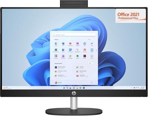 HP 27 FHD IPS AIO PC (Intel 12 -Core Ultra 7 255U CPU ، 64GB DDR5 RAM ، 4TB SSD ، MS OFFICE in Kuwait