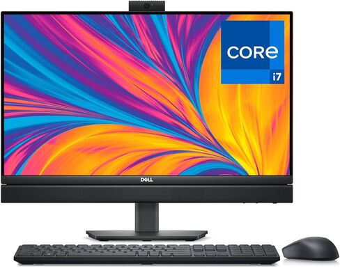 Dell Optiplex 7420 All in One Computer ، عرض 23.8 "FHD ، Intel Core I7-13700 ، ذاكرة وصول عشوائي 32 جيجا بايت ، 1 تيرابايت NVME SSD ، كاميرا ويب ، DisplayPort ، HDMI ، SD-Card ، USB C ، AX Wi-Fi ، BT-Windows 11 Pro in Kuwait