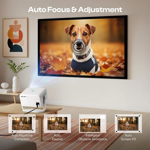 Caydo P3 Art Projector with Exclusive Drawing App for Artists, Portable Auto Focus & Keystone Native 1080P Projector for Drawing and Tracing, 40''-120'' Projection, Compatible with iOS/Android in Saudi Arabia