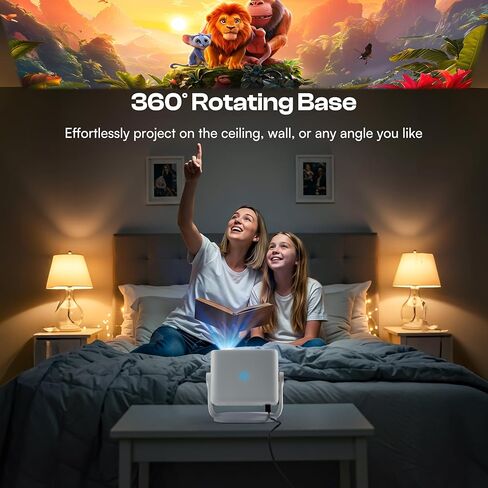Caydo P3 Art Projector with Exclusive Drawing App for Artists, Portable Auto Focus & Keystone Native 1080P Projector for Drawing and Tracing, 40''-120'' Projection, Compatible with iOS/Android in Saudi Arabia
