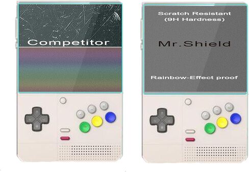 Mr.Shield Screen Protector متوافق مع Retroid Pocket Classic [Glass المقرار] [3 عبوات] [زجاج اليابان مع صلابة 9H] in Saudi Arabia