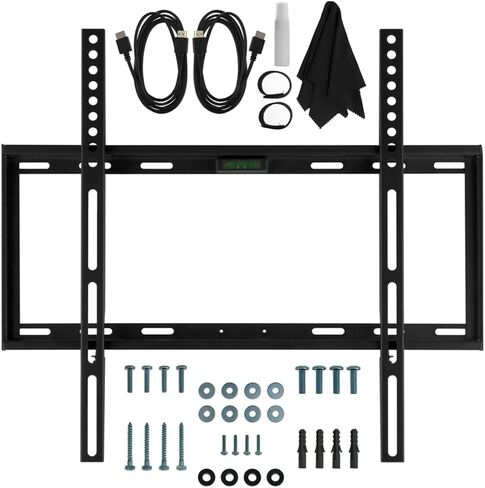 Samsung 32" HD H5000F 4K Smart TV Bundle with Premiere Movies Streaming + 19-45 Inch TV Wall Mount + 6-Outlet Surge Adapter + 2X HDMI Cable & Deco Gear Complete Home Theater Beginner's Guidebook in Saudi Arabia