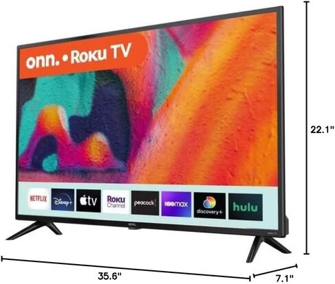 ONN 40-Inch Class HD (1080P) LED Smart TV Compatible with Alexa and Google Home 100097810 (Renewed) in Kuwait