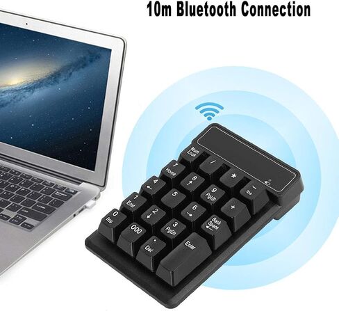 لوحة مفاتيح Bluetooth Numeric ، وسادة رقم محمولة ، 19 مفتاحًا ، تم تصميمها في آلاف المفتاح ، متوافق مع أنظمة Android و iOS in Saudi Arabia