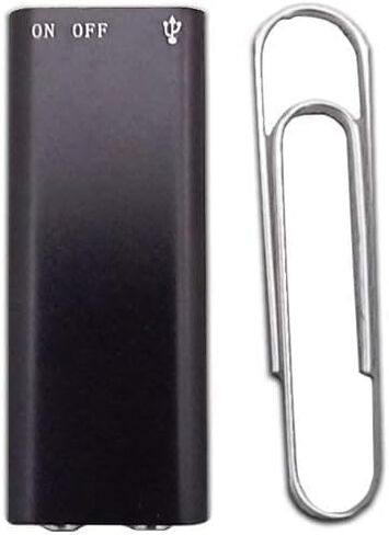 hotsell999 Worlds Smallest Micro Voice Recorder with 90 Hours of Storage | One Touch Voice Recording | 8GB Internal Flash Memory Digital Audio Recorder | Fast 2 Hour Recharge in Saudi Arabia