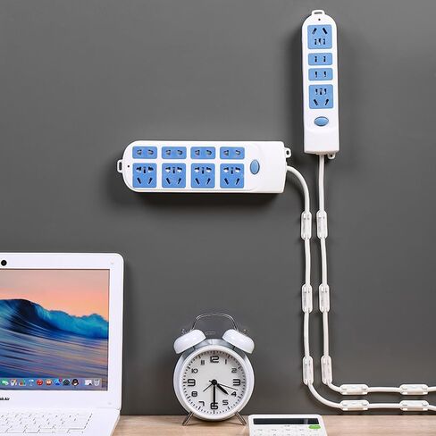 20-Pack Cable Clips - Self-Adhesive Wire Organizers | Cord Management Holders for Home/Office/Car in Saudi Arabia