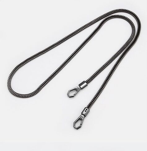 سلسلة هاتف Crossbody ، أسلوب الأزياء الأنيق الذهبي الأسود أو الفضي ، حبل الهاتف عبر الهاتف ، حزام الهاتف لـ iPhone أو Android in Saudi Arabia