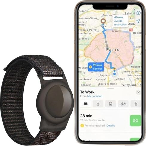 GPS Tracker for Kids (Only Android) Google GPS for Kids Tracker for Google Certified Key Finder Luggage Item Locator Smart Tracking Tag Compatible with Google Find My System and Real Time Tracking in Saudi Arabia