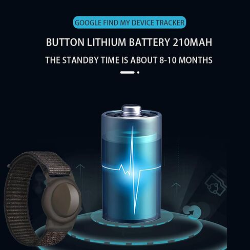 GPS Tracker for Kids (Only Android) Google GPS for Kids Tracker for Google Certified Key Finder Luggage Item Locator Smart Tracking Tag Compatible with Google Find My System and Real Time Tracking in Saudi Arabia