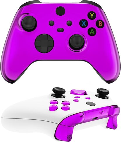 قذيفة مخصصة متطرفة لسلسلة Xbox Series X | S+أزرار الاستبدال لوحدة التحكم Xbox Series X/S - Chrome Purple in Saudi Arabia
