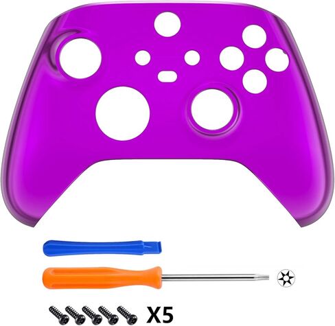 قذيفة مخصصة متطرفة لسلسلة Xbox Series X | S+أزرار الاستبدال لوحدة التحكم Xbox Series X/S - Chrome Purple in Saudi Arabia