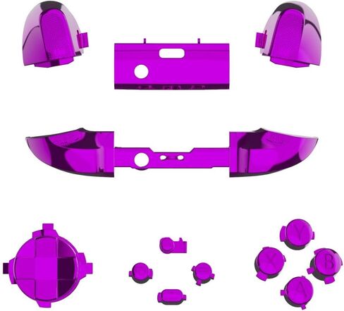 قذيفة مخصصة متطرفة لسلسلة Xbox Series X | S+أزرار الاستبدال لوحدة التحكم Xbox Series X/S - Chrome Purple in Saudi Arabia