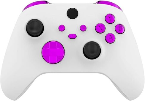 قذيفة مخصصة متطرفة لسلسلة Xbox Series X | S+أزرار الاستبدال لوحدة التحكم Xbox Series X/S - Chrome Purple in Saudi Arabia