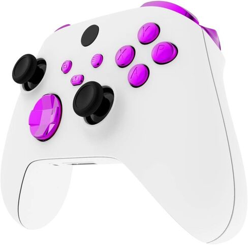 قذيفة مخصصة متطرفة لسلسلة Xbox Series X | S+أزرار الاستبدال لوحدة التحكم Xbox Series X/S - Chrome Purple in Saudi Arabia