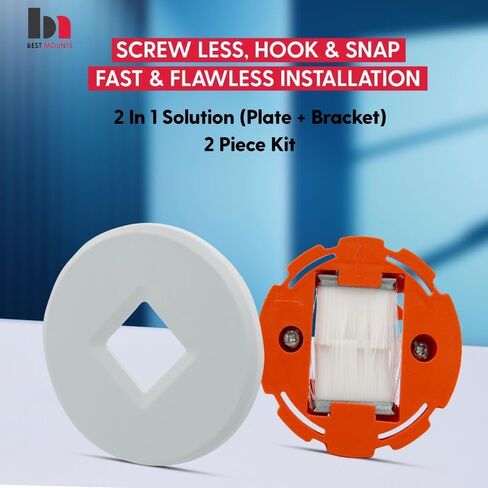 2 حزمة المسمار كابل لوحة الجدار الفرشاة يمر عبر قوسين - في مجموعة إدارة كابل الجدار - لوحة غلاف جدار عصابة واحدة على كابلات الجهد المنخفض - حبل التلفزيون للتلفزيون المثبت على الحائط in Kuwait