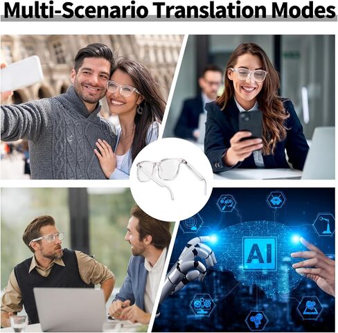 النظارات الذكية للرجال والنساء ، ترجمة البلوتوث نظارة شمسية مفتوحة الأذن الصوت القابل للاستماع in Saudi Arabia