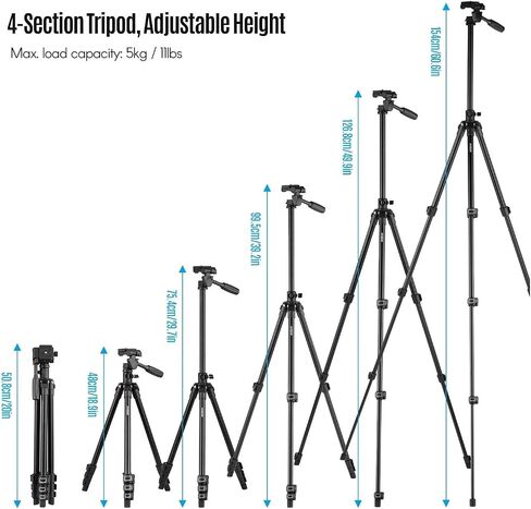 Q160HA Tripod for Horizontal mounting of Heavy Duty Cameras, with 3-Way pan Head in Saudi Arabia