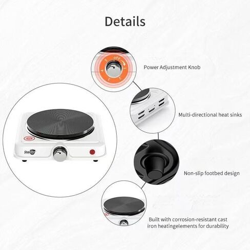 صفيحة كهربائية ساخنة ، 1000 واط ، موقد محمول مع التحكم في درجة الحرارة ، موقد لفائف ، صفيحة ساخنة كهربائية ، موقد واحد ، موقد موقد واحد مشترك الأشعة تحت الحمراء in Kuwait