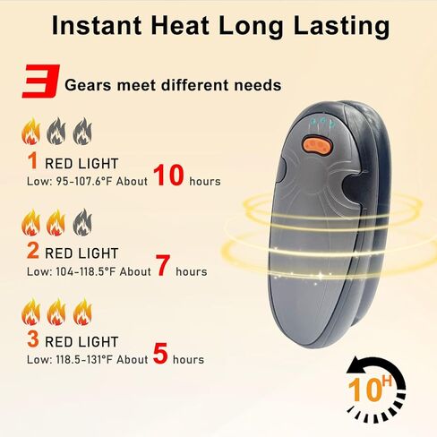 حزمة تدفئة اليدين قابلة لإعادة الشحن 2 ، مع حالة شحن ، 14000 مللي أمبير في الساعة الكهربائية أكثر دفئا ، تسخين طويل 60 ساعة ، سخان الجيب المحمول يدوية للنساء الرجال ، التخييم في الهواء الطلق ، معدات التزلج in Kuwait