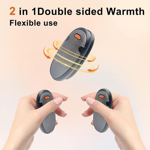 حزمة تدفئة اليدين قابلة لإعادة الشحن 2 ، مع حالة شحن ، 14000 مللي أمبير في الساعة الكهربائية أكثر دفئا ، تسخين طويل 60 ساعة ، سخان الجيب المحمول يدوية للنساء الرجال ، التخييم في الهواء الطلق ، معدات التزلج in Kuwait