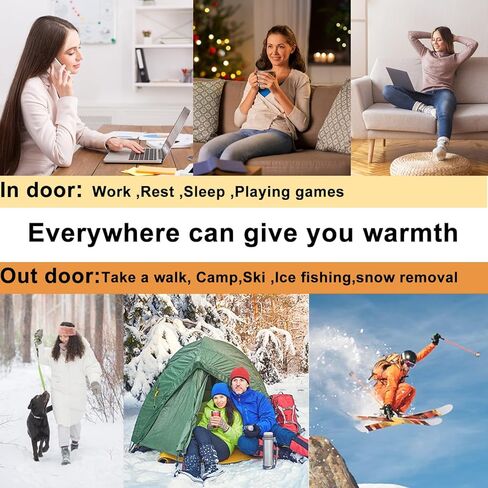 حزمة تدفئة اليدين قابلة لإعادة الشحن 2 ، مع حالة شحن ، 14000 مللي أمبير في الساعة الكهربائية أكثر دفئا ، تسخين طويل 60 ساعة ، سخان الجيب المحمول يدوية للنساء الرجال ، التخييم في الهواء الطلق ، معدات التزلج in Kuwait