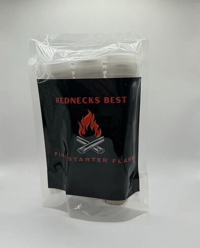 Fire Starter Flare Ultimate Backcountry Fire Starter Campfires, Bonfires & Backcountry Ignites Damp Wood & Burns up to 7 Minutes, Waterproof & Windproof Ignition 12 Pack (12) in Saudi Arabia