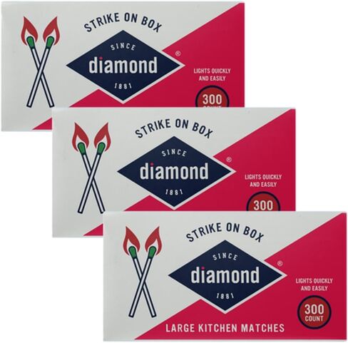Diamond Greenlight Strike ON Box Matches [3 BXS of 300] (Original Version)…= 900 Sticks Total in Saudi Arabia