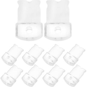 10Pcs Dust Plug for Phone Charger Port Universal Anti-Dust Cover with Hole Durable PVC Mobile Phone Accessory Protects Charging Port from Dirt and Debris - Micro USB in Saudi Arabia