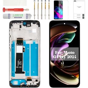 للحصول على Moto G Play 2024 استبدال الشاشة لـ Motorola Moto G Play 2024 LCD Presection Screen Digitizer for Moto G Play 2024 Display Assembly Touch with Frame XT-2413 Black in Saudi Arabia