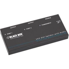 Black Box Corp AVSP-DVI1x2 1 x 2 DVI-D Splitter مع Audio و HDCP Black Box Corporation AVSP-DVI1x2 in Kuwait