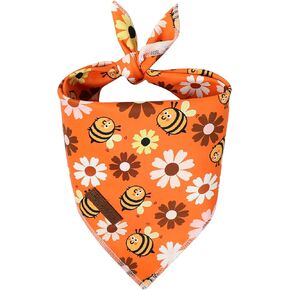 Unique style paws Dog Bandana, 1PC Washable Square Fall Dog Scarfs for Small Medium Large Dogs Adjustable Dogs Bib Scarfs for Girl or Boy Dogs in Kuwait