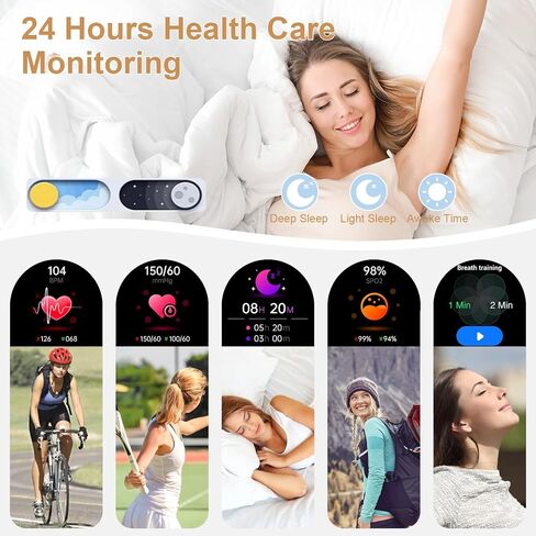 Smart Watch for Women with Diamonds (Answer/Make Call),1.32''Full Screen Smart Watch for Android /iOS,Fitness Tracker with Heart Rate/Blood Oxygen/Sleep Monitor/AI Voice Watches for Women,3 Straps in Saudi Arabia