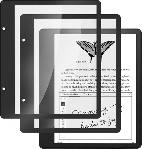 CoBak Paper Feel Writing Screen Protector for 11" Tablet 2025 Kindle Scribe, Acer Iconia V11, TouchPad D10 - Anti-Glare HD Clarity 9H Tempered Glass - 2 Pack in Saudi Arabia